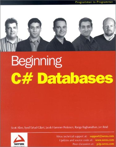 Book cover for Beginning C# Databases