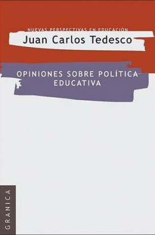 Cover of Opiniones Sobre Politica Educativa