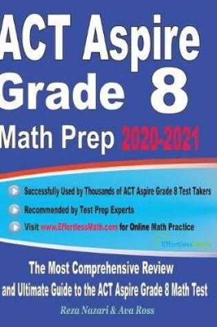 Cover of ACT Aspire Grade 8 Math Prep 2020-2021
