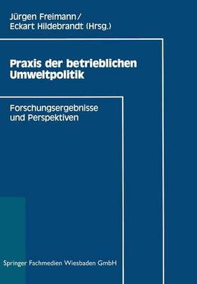 Book cover for Praxis der betrieblichen Umweltpolitik