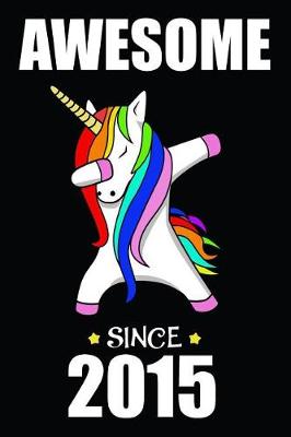 Book cover for 4th Birthday Dabbing Rainbow Unicorn