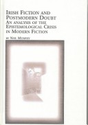 Cover of Irish Fiction and Postmodern Doubt