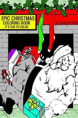 Cover of Epic Christmas Coloring Book (It's Fun To Color)