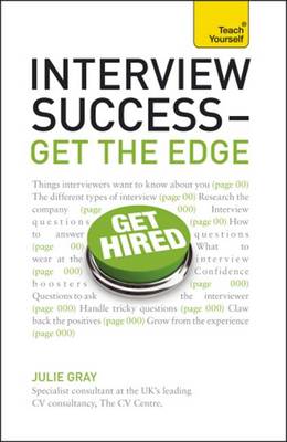 Book cover for Interview Success--Get the Edge: A Teach Yourself Guide