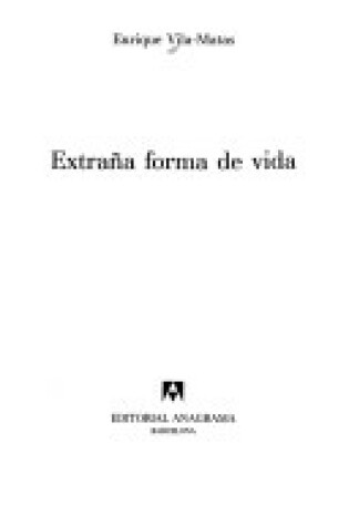 Cover of Extra~na Forma de Vida