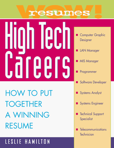 Book cover for Wow! Resumes for High Tech Careers