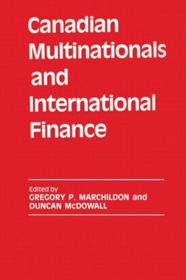 Book cover for Canadian Multinationals and International Finance