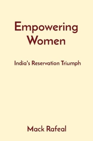 Cover of Empowering Women