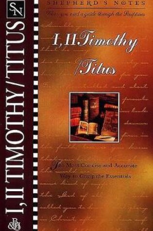 Cover of I & II Timothy, Titus