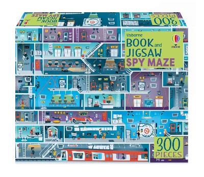 Cover of Usborne Book and Jigsaw Spy Maze