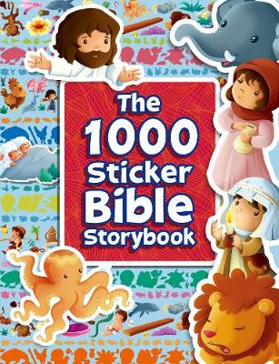 Book cover for The 1000 Sticker Bible Storybook