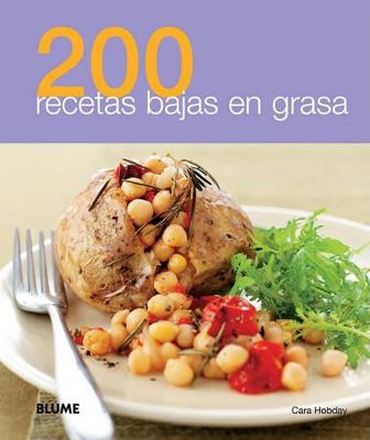 Book cover for 200 Recetas Bajas En Grasa