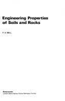 Book cover for Engineering Properties of Soils and Rocks