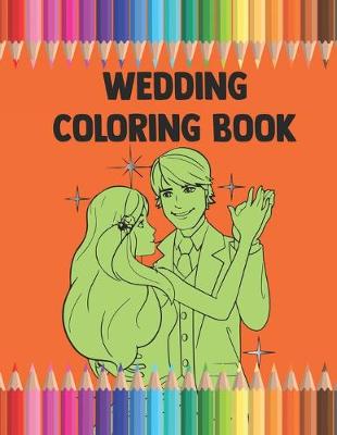 Book cover for Wedding Coloring Book