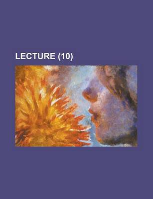 Book cover for Lecture (10)