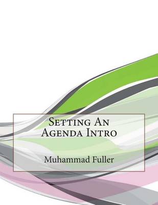 Book cover for Setting an Agenda Intro