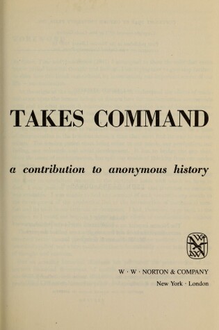 Cover of MECHANIZATION TAKES COMMAND PA