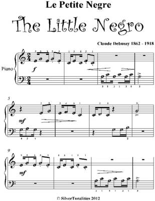 Book cover for Le Petit Negre the Little Negro Beginner Piano Sheet Music