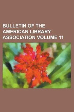 Cover of Bulletin of the American Library Association (1913)