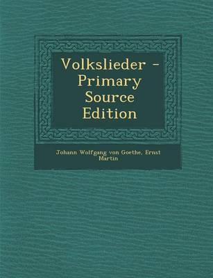 Book cover for Volkslieder