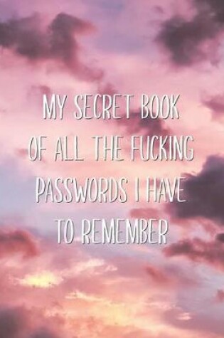 Cover of My Secret Book of all the Fucking Passwords I Have to Remember