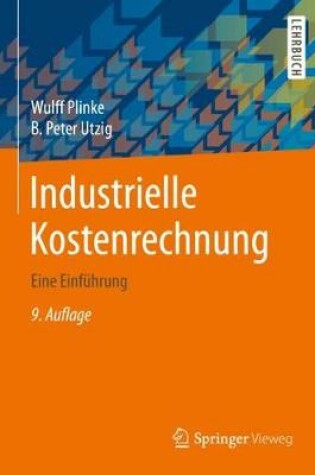 Cover of Industrielle Kostenrechnung