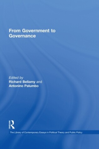 Cover of From Government to Governance