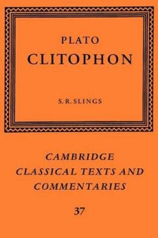 Cover of Plato: Clitophon