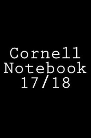 Cover of Cornell Notebook 17/ 18