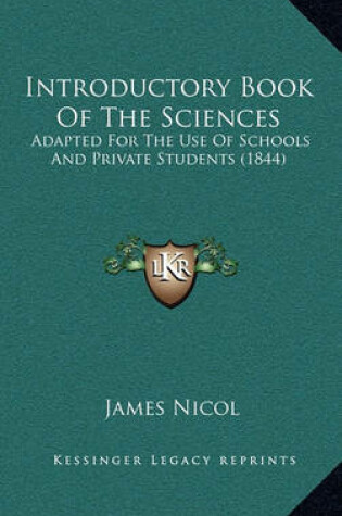 Cover of Introductory Book of the Sciences