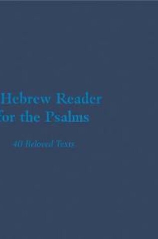 Cover of A Hebrew Reader for the Psalms