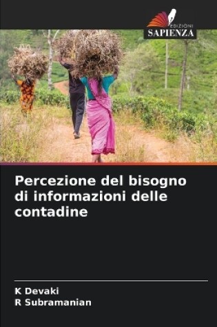 Cover of Percezione del bisogno di informazioni delle contadine