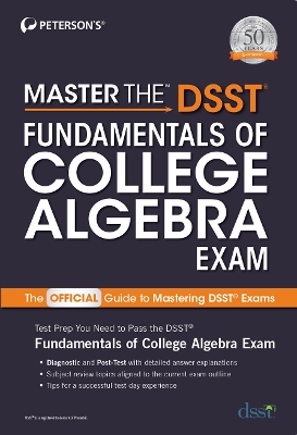 Book cover for Master the DSST Fundamentals of College Algebra Exam
