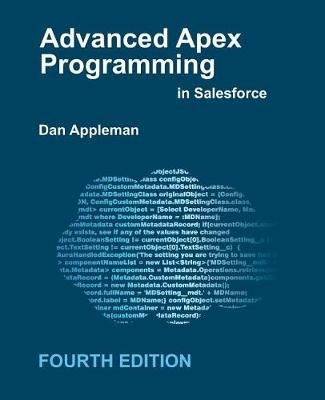 Book cover for Advanced Apex Programming in Salesforce