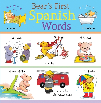Book cover for Bear's First Spanish Words