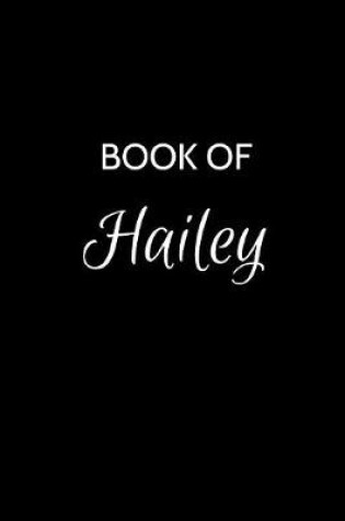 Cover of Book of Hailey