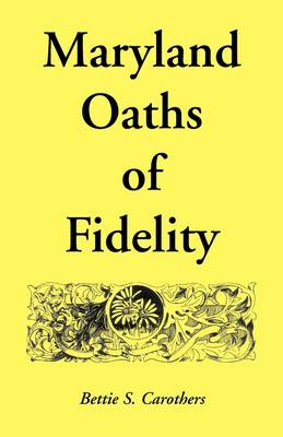 Book cover for Maryland Oaths of Fidelity