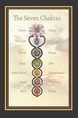 Book cover for The Sevan Chakras Notebook Diary Exercise Tracker