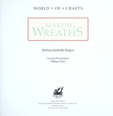 Book cover for Making Wreaths