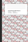 Book cover for Cats Notebook Wide Ruled 2