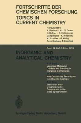 Book cover for Inorganic and Analytical Chemistry