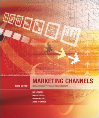 Book cover for Marketing Channels: Managing Supply Chain Relationships