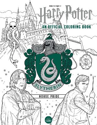 Cover of Slytherin House Pride: The Official Coloring Book