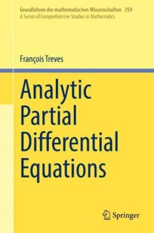 Cover of Analytic Partial Differential Equations
