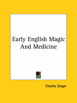 Book cover for Early English Magic and Medicine