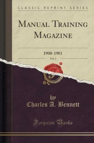 Cover of Manual Training Magazine, Vol. 2