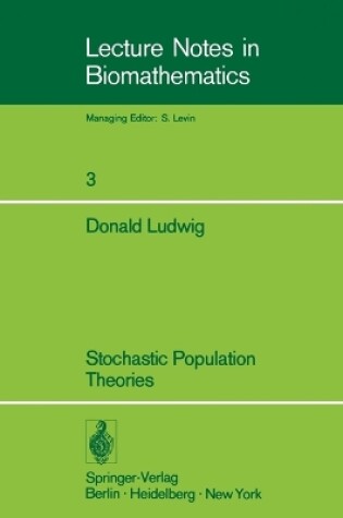 Cover of Stochastic Population Theories