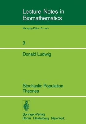 Cover of Stochastic Population Theories