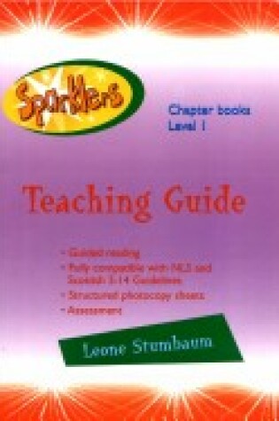 Cover of Sparklers Chapter Books Level 1 Teaching Guide