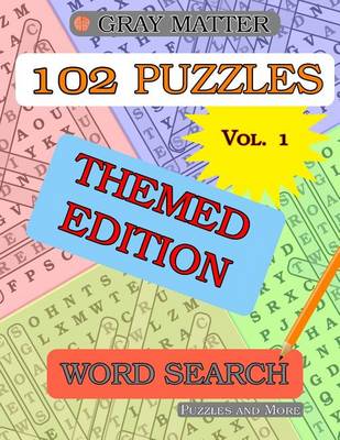 Book cover for 102 Themed Word Search Puzzles